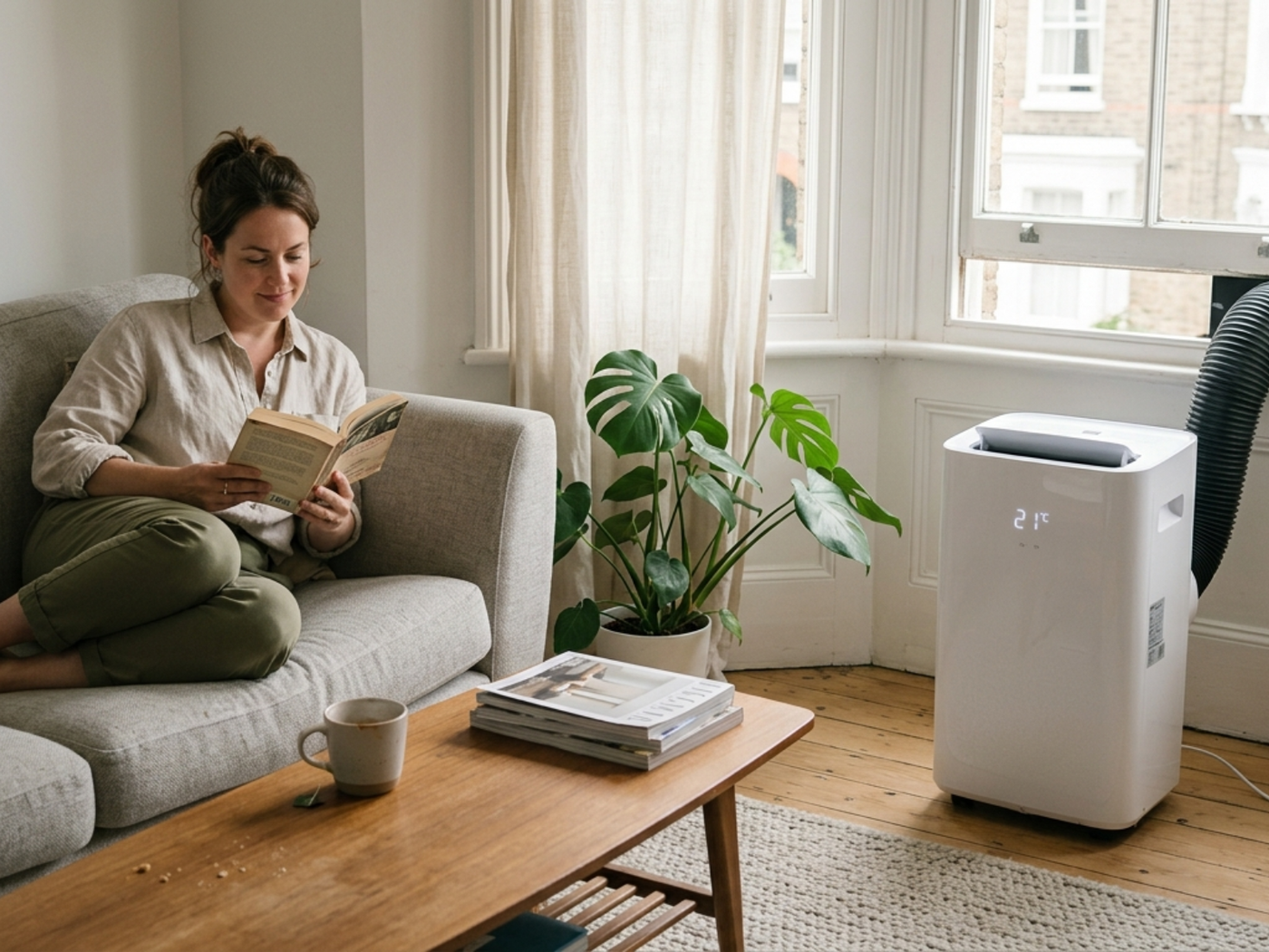 AIRCOOL air conditioner in a bright modern room